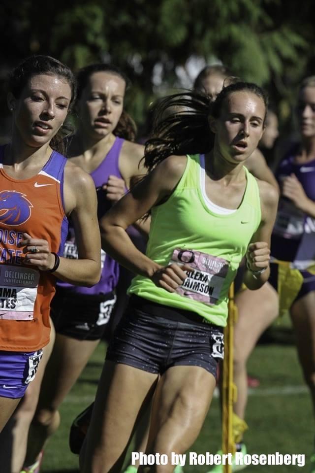 Alexa Efraimson at the Dellinger Invitational (Robert Rosenberg photo)