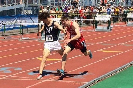 NY 1600 final, with Mikey Brannigan on the left and Luke Gavigan on the right.