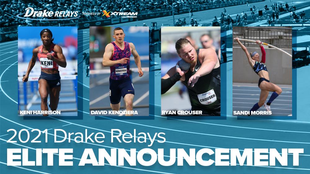 News Drake Relays Announces First of Outstanding Elite