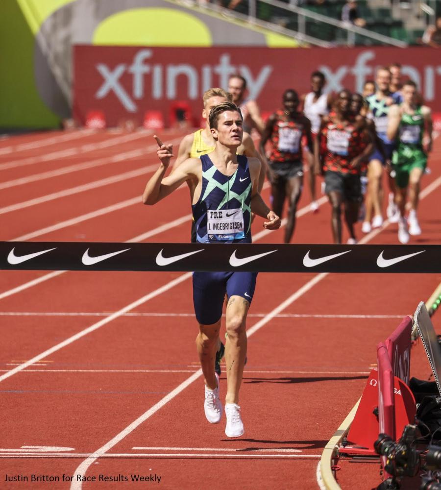 News Ingebrigtsen Gets Bowerman Mile Record At Pre