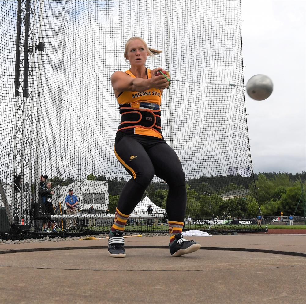 News Maggie Ewen Improves on Own Collegiate Hammer