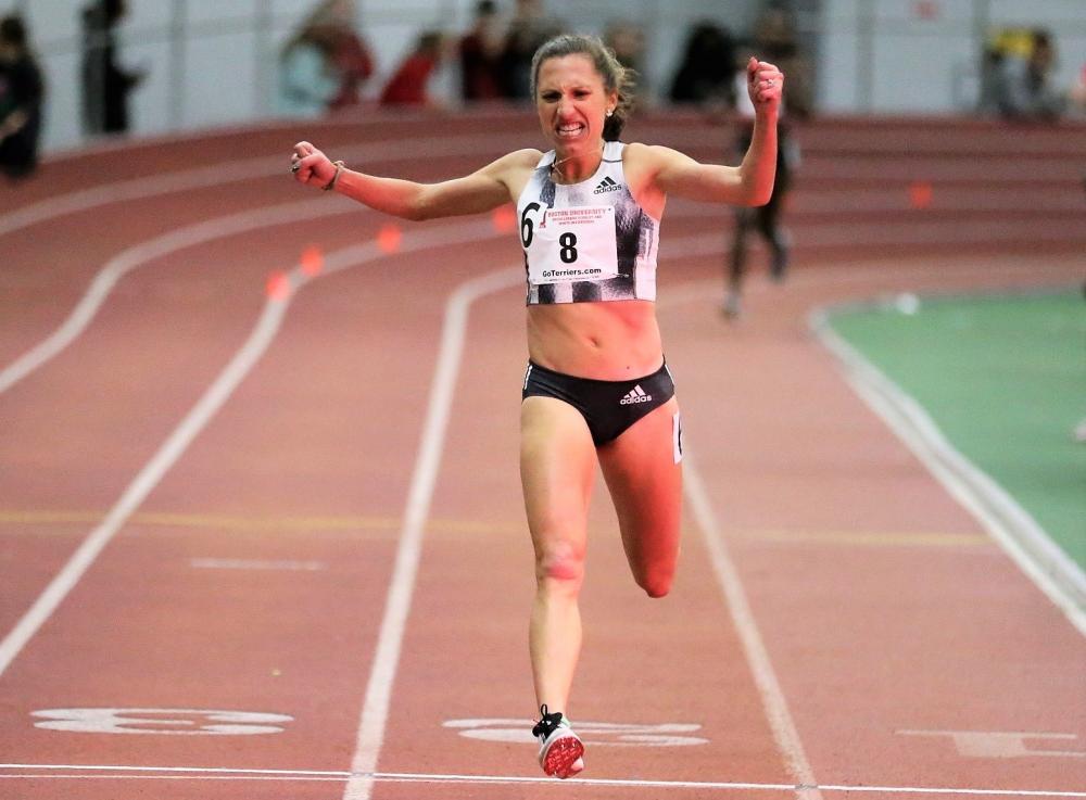 News Emily Lipari Lights Up Boston University Track