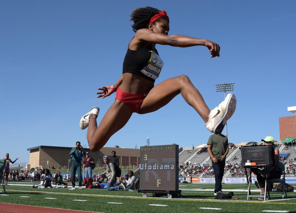 News Tori Franklin Jumps to Second on AllTime American
